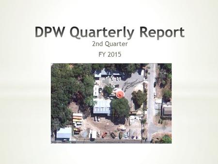 2nd Quarter FY 2015 8 th & Jones Drainage Cost: $12,885.60 13 th Street (Jones to Miller) Drainage Cost: $11,613.25 Naylor Drainage Cost $12,698.48 Deep.