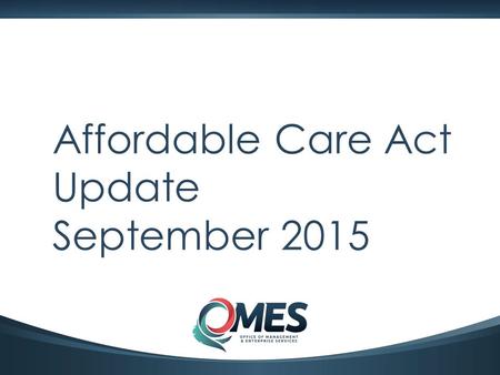 1 Affordable Care Act Update September 2015. 2 Agenda  Counting hours refresher  IRS reporting  Penalties  1411 certifications  Questions.