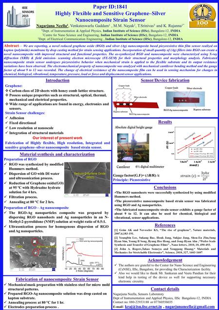 References [1] Geim AK and Novoselov KS, “The rise of graphene”, Nature materials, 2007,6,183-191. [2] Youngbin Lee, Sukang Bae, Houk Jang, Sukjae Jang,