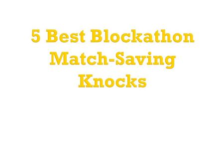 5 Best Blockathon Match-Saving Knocks.  No format of Cricket tests the skills of a cricketer more than Test cricket  The longest format of cricket pushes.