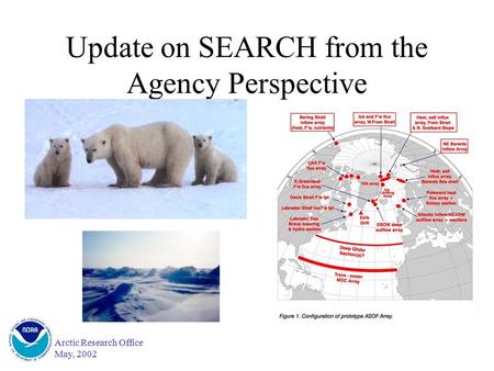 Arctic Research Office May, 2002 Update on SEARCH from the Agency Perspective.