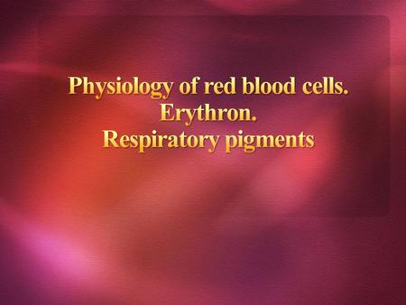 Blood system firstly was proposed by Lung in 1936. It consist of - blood circulated through the blood circulatory system - blood forming organs - blood.