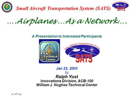 ….Airplanes …As a Network….