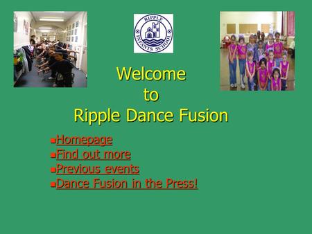 Welcome to Ripple Dance Fusion Homepage Homepage Homepage Find out more Find out more Find out more Find out more Previous events Previous events Previous.