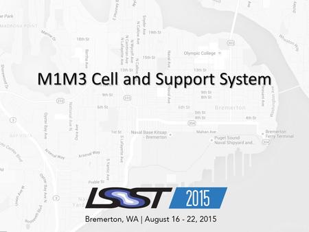 M1M3 Cell and Support System. M1M3 on Telescope 2 Location of the M1M3 Cell and Mirror on the Telescope.