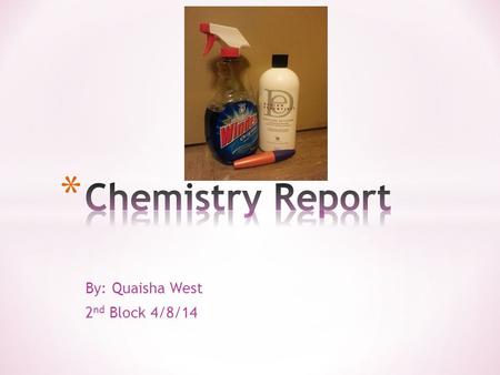 By: Quaisha West 2 nd Block 4/8/14. * Glyceryl Stearate - Formula: C21H42O4 - 21 Carbons, 42 Hydrogens, and 4 Oxygens - Important Facts: 1. It is commonly.