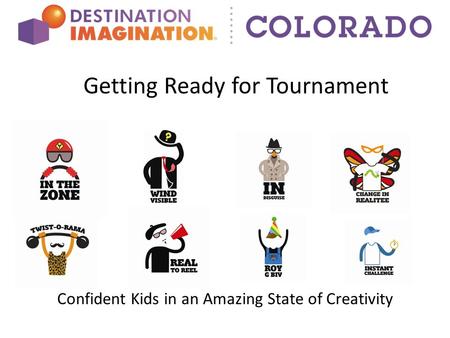 Getting Ready for Tournament Confident Kids in an Amazing State of Creativity.