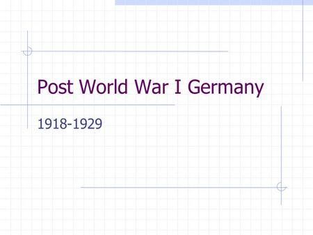 Post World War I Germany 1918-1929. 2 Crisis and Conflict: Impact of World War I Copyright 2006 Millions of dead, wounded or homeless people Millions.