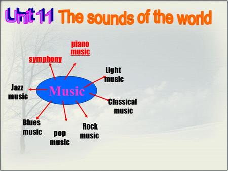 Music pop music Rock music Classical music Light music symphony Jazz music Blues music piano.