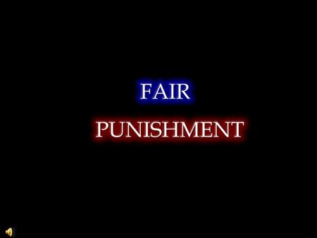 What is this civil liberty? What does it look like in action? Our civil liberty is punishment. Punishment has looked many different ways. The civil.