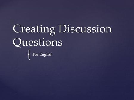 { Creating Discussion Questions For English.  Did the Republican Party use racist images of blacks as inferior and immoral to further its cause?  In.