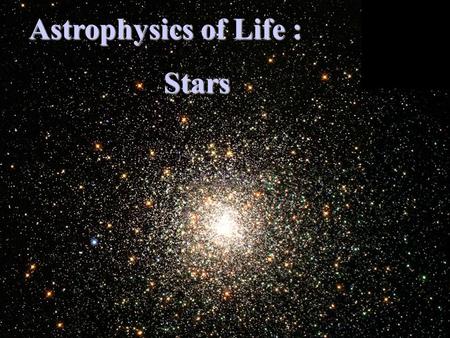 Astrophysics of Life : Stars. 2 Wave Characteristics: Wavelength - Distance between successive wave peaks Period – Time between passing wave peaks Frequency.