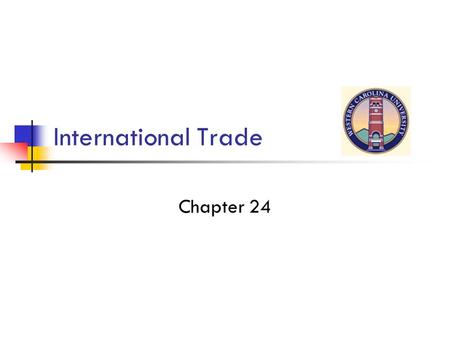 International Trade Chapter 24. Chapter 37 Figure 37.1 Production Possibilities, U.S. and Brazil.