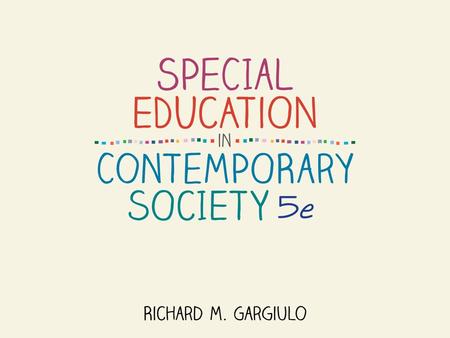 Chapter Eleven Individuals With Speech and Language Impairments.