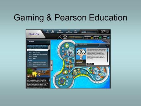 Gaming & Pearson Education. Gaming Research & Development  nceptmap.htmlhttp://edtech2.boisestate.edu/mattarnetoj/502/co.