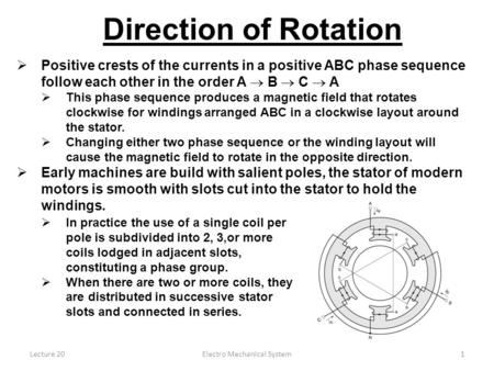 Electro Mechanical System