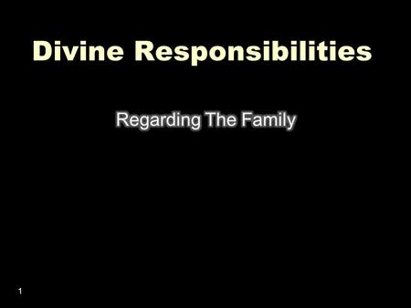 1 Divine Responsibilities. 2 What Is One Of The Most Effective Ways To Destroy Your House? 3.