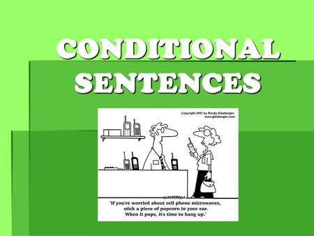 CONDITIONAL SENTENCES