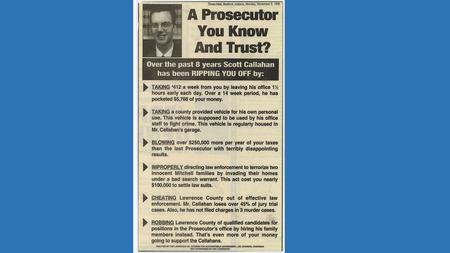 THREE TRUTHS AND A LIE #1 Deputy Prosecutor says in a very loud voice in a courtroom full of criminal defendants and their family members: “If you would.