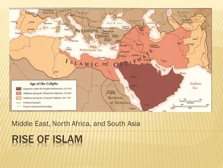 Middle East, North Africa, and South Asia