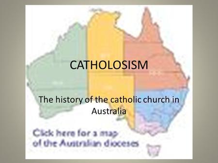 The history of the catholic church in Australia