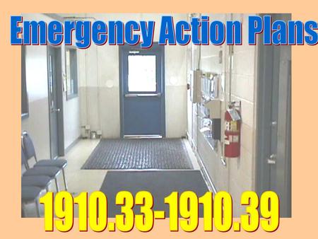 Emergency Action Plans