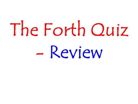 The Forth Quiz - Review. What is party influence, when it comes to getting a bill passed?