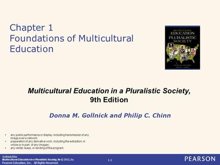 Chapter 1 Foundations of Multicultural Education