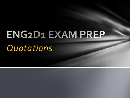 Quotations. Part B: Quotation Analysis Using the proper paragraph (SICA) organization, explain the importance of each quotation to the works’ themes,