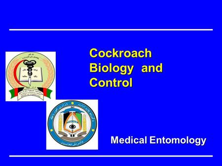 Cockroach Biology and Control