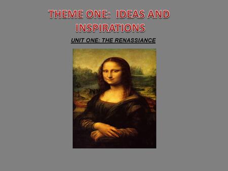 UNIT ONE: THE RENASSIANCE. DEFINITIONS WordDefinition Renaissance urban society secular mercenaries dowry humanism vernacular Directions: Using the glossary.