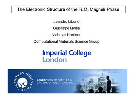 The Electronic Structure of the Ti4O7 Magneli Phase