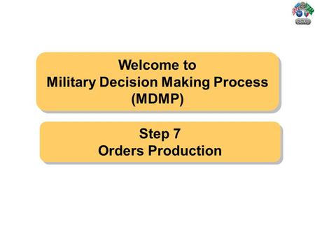 Military Decision Making Process (MDMP)