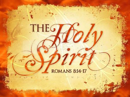 Opening Prayer Lord, help us who are preparing for confirmation to live by the Holy spirit. May we use his power in our lives to be witnesses to you.