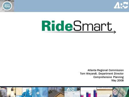 Atlanta Regional Commission Tom Weyandt, Department Director Comprehensive Planning May 2008.