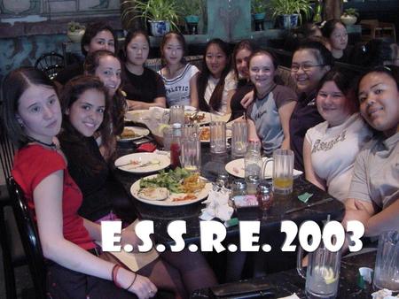 AHOY MATEYS! Welcome Aboard….. The Curious Adventures of The 2003 ESSRE Interns (aka the pirates of the back woods)