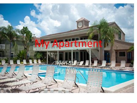 My Apartment Ryan Stiles Pd. 2 kila. Apartment Choice The Springs at Silverbell 7759 N Silverbell Rd., Tucson, AZ 85743 I chose to live at the luxurious.