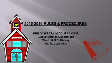 KINLOCH PARK MIDDLE SCHOOL Social Studies Department