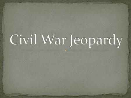 LEADERS AMENDMENTS BATTLES MISC. 100 200 300 400 500 100 200 300 400 500 100 200 300 400 500 100 200 300 400 500.