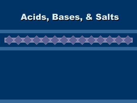 Acids, Bases, & Salts. Properties  Taste Sour.  Can sting skin if open (cut).  React with metals to produce H 2 gas.  Disassociate in water to produce.