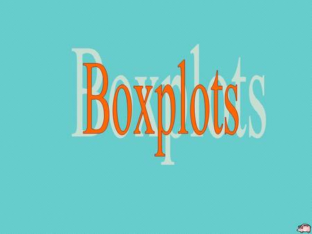 Why use boxplots? ease of construction convenient handling of outliers construction is not subjective (like histograms) Used with medium or large size.