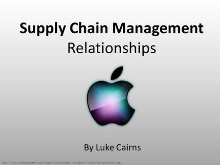 Supply Chain Management Relationships