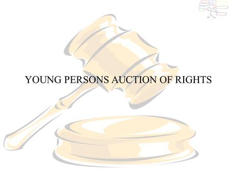 YOUNG PERSONS AUCTION OF RIGHTS. Outcomes Identify basic human rights. Highlight how rights can exist yet be disabled through action/inaction or lack.