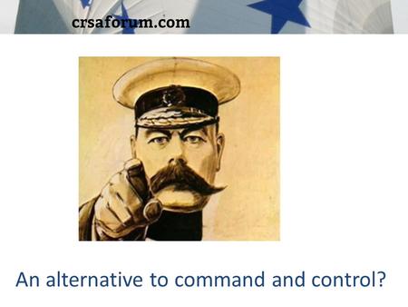 An alternative to command and control?. I am aware of nothing going on in our team or elsewhere in the organisation which might cause embarrassment.