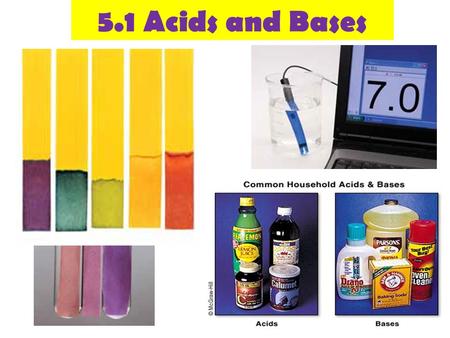 5.1 Acids and Bases.