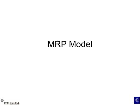 MRP Model.