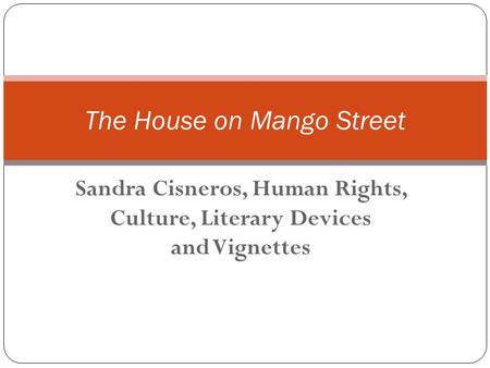 The House on Mango Street