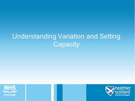 Understanding Variation and Setting Capacity. Why do we get backlog and queues? Because demand exceeds activity Because we want to be efficient Because.