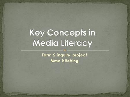 Term 2 inquiry project Mme Kitching. https://www.youtube.com/watch?v=jR1XQsCiAKE What do you think? What are they selling? Who is the intended audience?