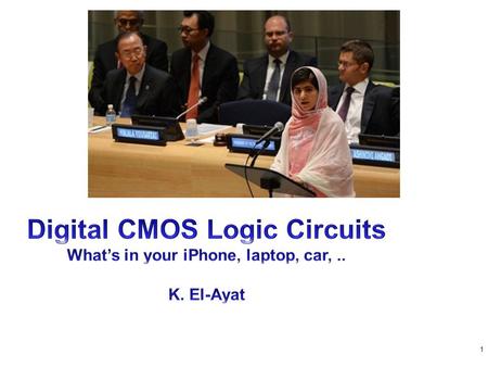 1. Digital cmos.2 10/15 Figure 10.1 Digital IC technologies and logic-circuit families. Digital IC Technologies CMOS & Pass Transistor Logic dominate.